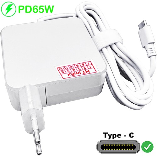 Adattatore bianco 65w usb - 65w, usb-c