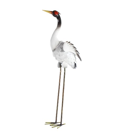 Scultura gru metallo - in,