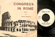 ROMANO MUSSOLINI Congress in