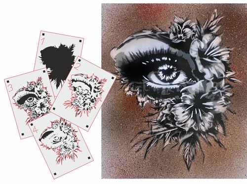 004 stencil per occhi - per,