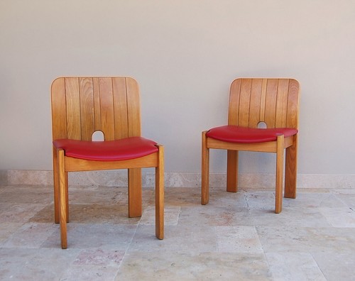 Due sedie design legno - di,
