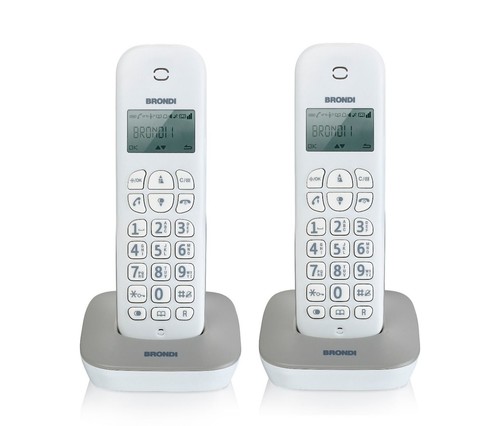 Telefono cordless duo brondi - telefono,