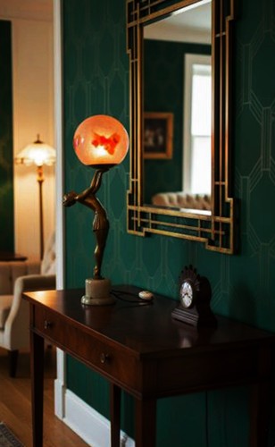 Figural lamp art - eco, dancer
