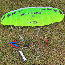 Prism Kite Technology Synapse 140 Dual-line Parafoil Kite OTTIMO FUNZIONAMENTO +Borsa