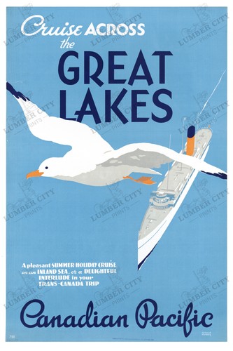 Poster viaggio grandi laghi - poster,