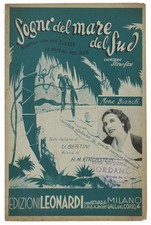 SOGNI DEL MARE DEL SUD. Le bateau des Iles. Fox-slow. Bertini U., Kirchstein H.M