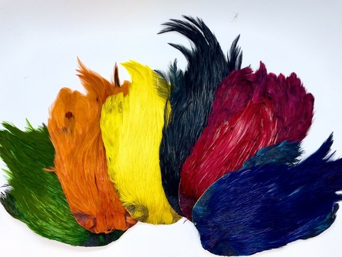Collo gallo tinto piume - collo,