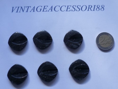 Bottoni squadrato resina - 6,