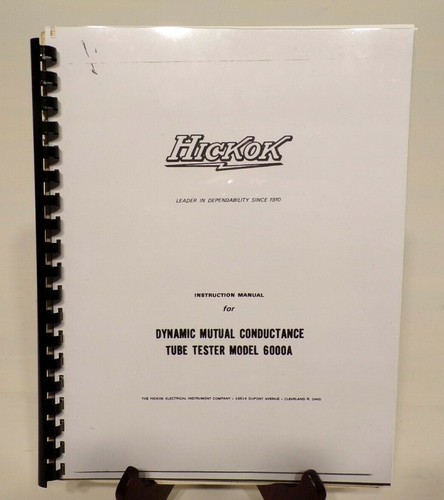 Hickok tester tubo - tester,