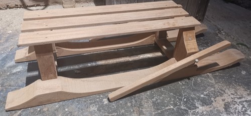 Slittino neve in legno - *slittino,