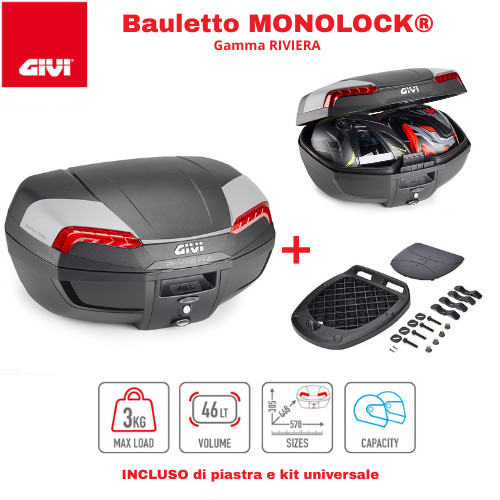 Givi bauletto moto monolock - bauletto, monolock®