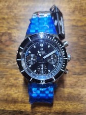 Orologio Uomo Automatico Zodiac ZO3605 Sea-Chron Acciaio Inox 42mm Quadrante Blu