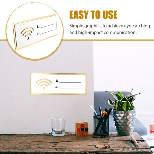 Password wifi acrylic - password,