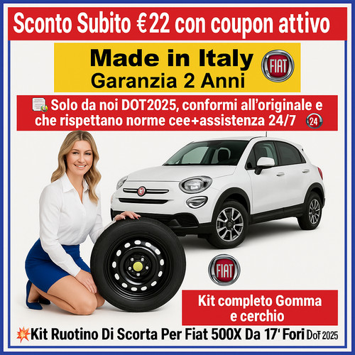 Kit ruotino scorta - scorta, per