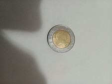 500 Lire Bimetallica Istat
