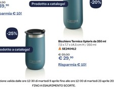 Tupperware Bicchiere Termico In Acciaio Xploris da 350 Ml