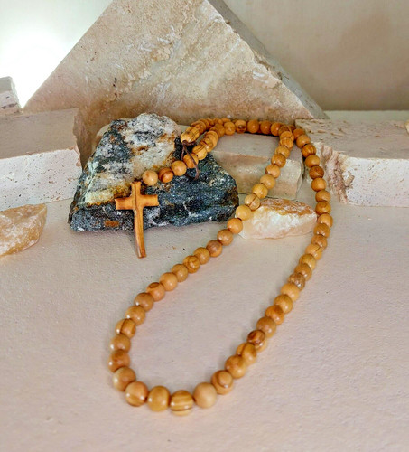 Croce collana ciondolo ulivo - collana,