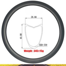 Cerchio in carbonio 700C