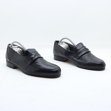 Martinelli mocassino uomo numero 43 usate  (SS4224) pelle nero vintage