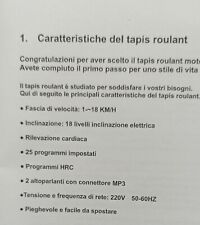 Tapis Roulant HS RACE 700 HRC