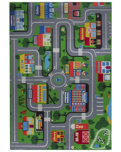 Tappeto bambini borgo - tappeto,