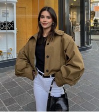 ZARA GIACCA PLISSETTATA DONNA