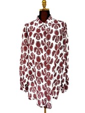 🌟MARINA RINALDI   Camicia in SETA  Taglie Forti MR 31- IT60, DE52, FR56, GB26