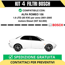KIT BOSCH 4 Filtri tagliando