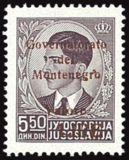 ITALY ITALIA MONTENEGRO 1942