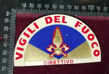 TOPPA PATCH VIGILI DEL FUOCO DIRETTIVO ANNI 80-90 MEZZA LUNA RARITÀ