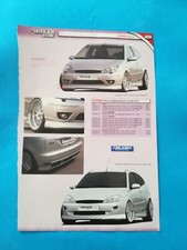CLIPPING ARTICOLO DI GIORNALE CAR TUNING FORD FOCUS DA COLLEZIONE - (77)