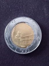 Moneta da lire 500 anno 1988