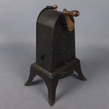 Antico Girarrosto a Manovella in Ghisa e Ottone Primi '900 | Funzionante & Raro