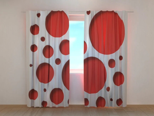 Tende stile rosso - tende,
