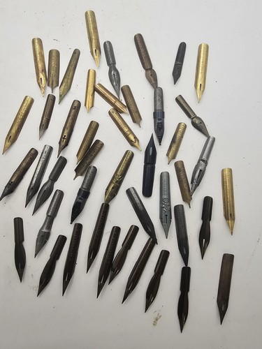 Vintage pen nibs 44 - nibs,