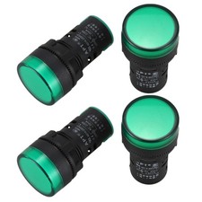 4 Pc AC220V Green LED
