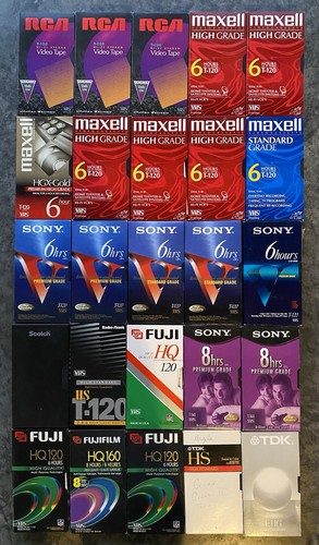 Lot maxell jvc - lot, vhs
