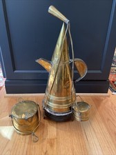 Caffettiera e porta carbone