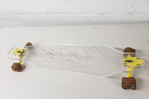 Ghost longboard jellyfish - ghost,