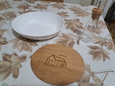 Kit Portapane in ceramica +