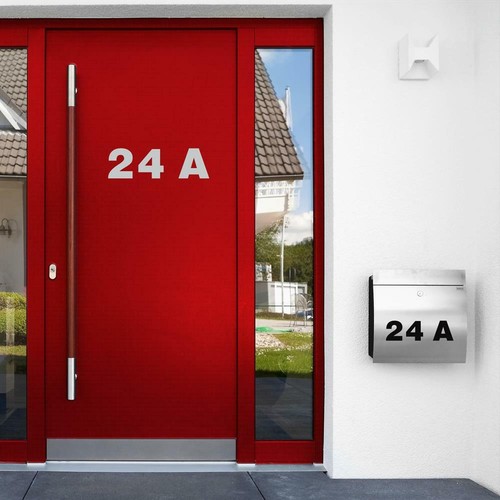Numero casa adesivo lettere - numero,