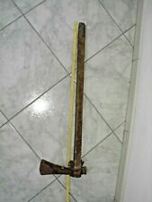 ANTICA  ASCIA VECCHIA  ACCETTA  RURALE ATTREZZO SICILIANO LEGNO E FERRO FOGGIATO