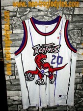 Vintage Raptors # 20 Stoudamire NBA baskeball basket vest canotta '90s Champion