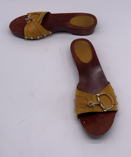 Zoccolo donna gucci giallo - zoccolo,