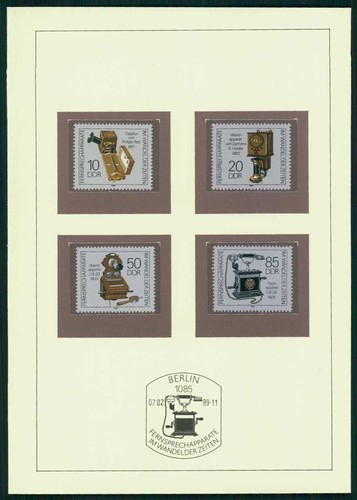 Ddr schmuckblatt 1989 - ddr,