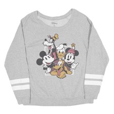 DISNEY Felpa Donna Grigia