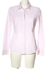 H&M Camicia a maniche lunghe Donna Camicia elegante Taglia IT 44 rosa-bianco