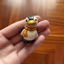 Thun Tenero Cucciolo Di Pinguino Con Sciarpa Invernale RARO