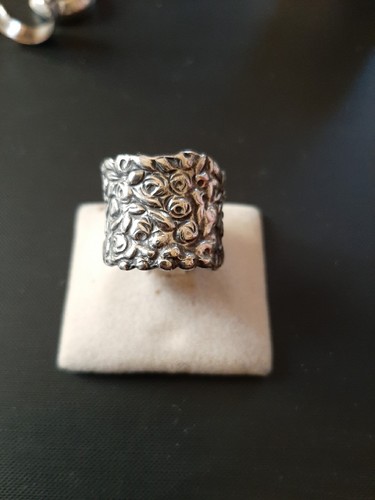 Anello fascia alta - fascia, argento