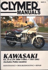 MANUALE CLYMER KAWASAKI Z1000 J,Z1000R,GPZ1100,B,UNITRAC,Z1100,LTD 1981-1985
